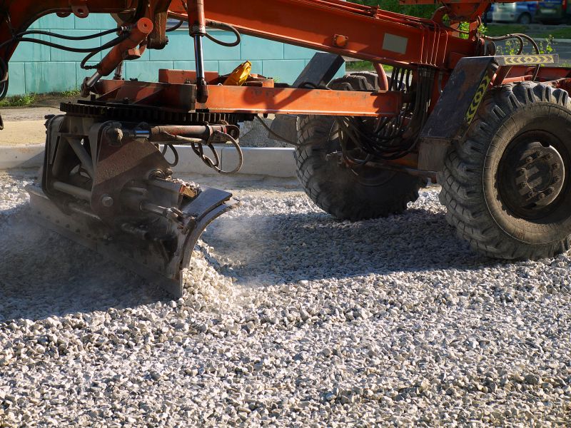 Pea Gravel Installation