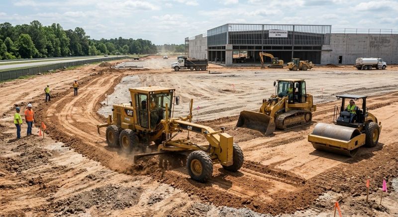 Parking Lot Excavation in Alpharetta, GA