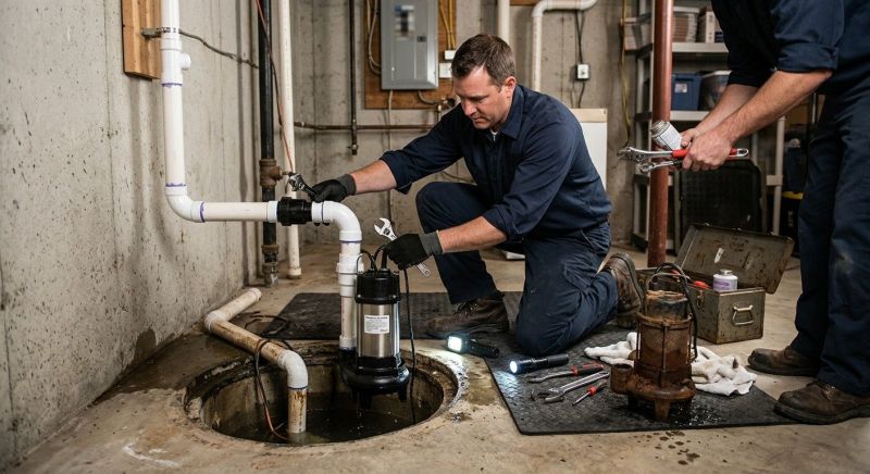 Sump Pump Relocation in Dothan, AL